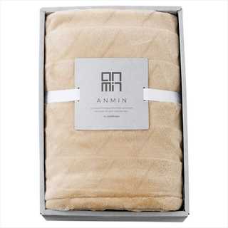 西川 ANMIN ブランケット ベージュ FQ80015592BE