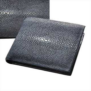 シルヴァノ・ビアジーニ STINGRAY SB 二つ折り財布 ブルー 7848047