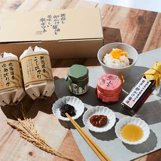 美食ファクトリー 蔵出し卵がけ醤油と美味しい米ギフト KKX-30R