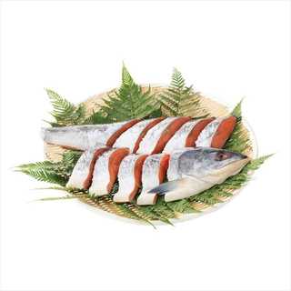 北海道産銀毛新巻鮭姿切身 7100