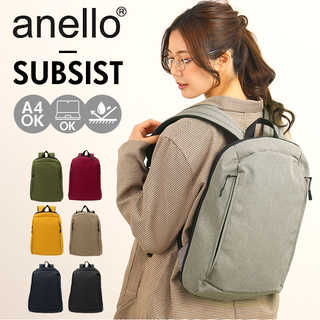 anello|サブシスト撥水 スリムリュックR