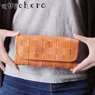zuccheroズッケロ|編み込み長財布