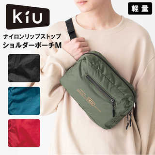 kiu キウ|ナイロン リップストップ ショルダー ポーチ Mサイズ
