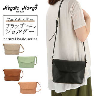 Legato Largo｜フェイクレザー フラップミニショルダー LG-D1031