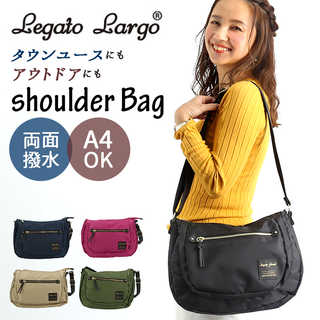 Legato Largo｜撥水ナイロン調ポリ ショルダー LT-G0922