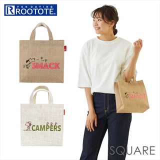 ROOTOTE ルートート IP.スクエアジュート.Peanuts-7K