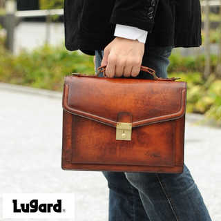 青木鞄 本革 ブリーフケース 鍵付き メンズ 通勤 レザー G-3 Lugard No.5219-50  ビジネスバッグ A4
