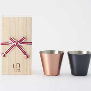 WDH 純銅製カップ（ペアセット）／ マット&ブラウンのプレゼント