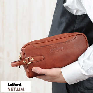 青木鞄 Lugard 本革セカンドバッグ メンズ 日本製 レザー