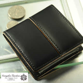 コインケース メンズ ボックス型 本革 小銭入れ 青木鞄 COMPLEX GARDENS 枯淡 ブラック 日本製