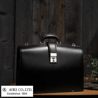 ダレスバッグ 本革 メンズ 青木鞄 日本製 革 B4 2way 艶ある大人のダレスバッグ Luggage Genius
