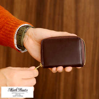 Mark Boots コードバン ファスナー小銭入れ 日本製