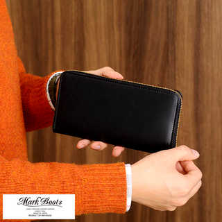 Mark Boots コードバン ラウンドファスナー長財布 日本製