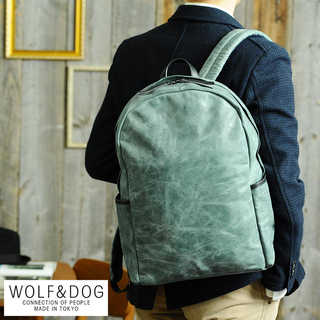 WOLF＆DOG 馬革ビジネスリュック ホワイトホース  メンズ リュック 本革 日本製 デイパック B4