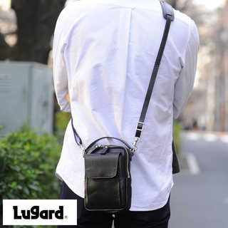 青木鞄 Lugard 2wayショルダーポーチ BALBOS ブラック