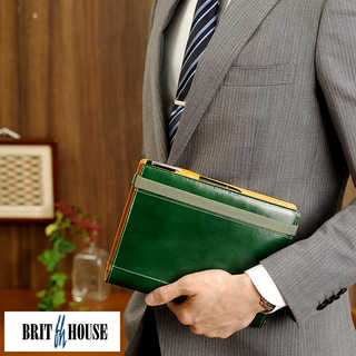 BRIT HOUSE グレインレザー手帳カバー A5サイズ ダイアリー・メモパッド付き THEME