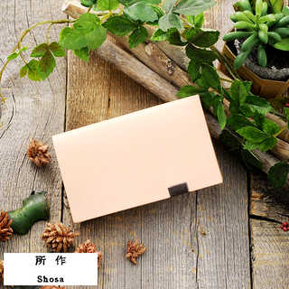 所作 shosa ミニ財布 白ヌメ革 Coin Case ナチュラル