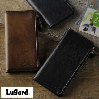 青木鞄 Lugard 縦型 ファスナーポケット付きカードケース G-3