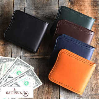 青木鞄 二つ折り財布 小銭入れあり la GALLERIA Classico