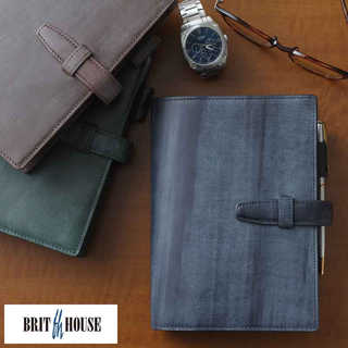 BRIT HOUSE ブライドルレザー システム手帳 バイブルサイズ Bridle Leather