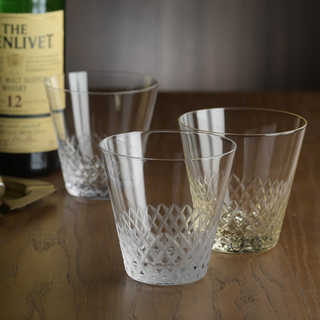 江戸硝子 綾 10オンス オールド タンブラー グラス  ロックグラス 日本製 ウイスキー グラス オンザロック 酒好き お父さん