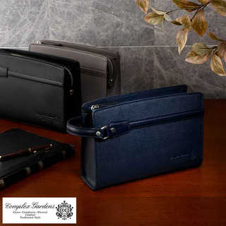 青木鞄 COMPLEX GARDENS 角シボ 牛革 セカンドバッグ 裟竭羅 メンズ 本革 日本製 結婚式 冠婚葬祭 大人