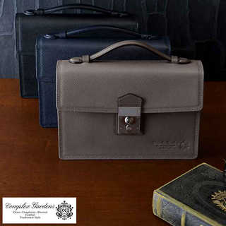 青木鞄 COMPLEX GARDENS 角シボ 牛革 カブセ セカンドバッグ 裟竭羅 メンズ 本革 日本製 結婚式 冠婚葬祭 大人