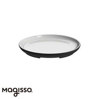 お皿 冷たい 陶磁器 おしゃれ Magisso Plate 20cm White Line 冷却効果 皿 ラウンドプレート デザート 食器 刺身 サラダ