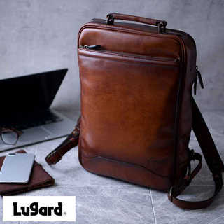 青木鞄 Lugard G-3 ソフトアタッシュ リュックサック ブラウン