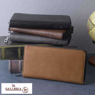 青木鞄 la GALLERIA Giardino 長財布 ラウンド ファスナー