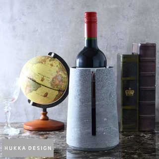 HUKKA DESIGN Raw Finnish カレリアンソープストーン Geo Cooler ワインクーラー