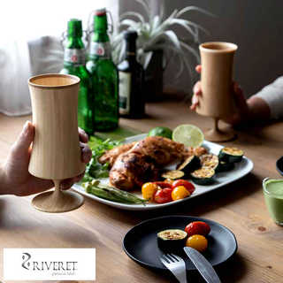 RIVERET ビアベッセルナイト L 竹製 グラス