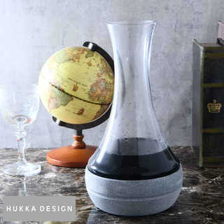 ワイン デキャンタ 北欧 おしゃれ HUKKA DESIGN ソープストーン ワインデキャンタ 1.4L  ガラス 保冷