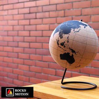 Rocks Motion コルク製 アンティーク地球儀