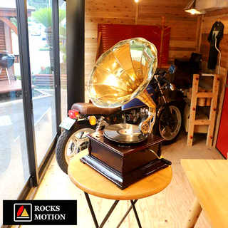 Rocks Motion アンティーク 蓄音機 クラシック グラモフォーン