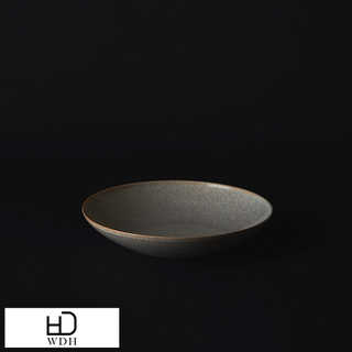 WDH 有田焼 墨貫入 大皿 25cm
