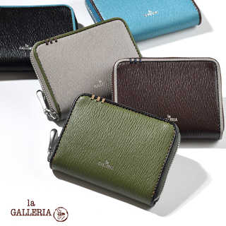 青木鞄 la GALLERIA ラウンドファスナー 小銭入れ Orlo