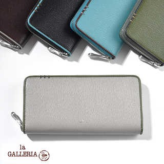 青木鞄 la GALLERIA Orlo ラウンドジッパー長財布