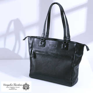 青木鞄 COMPLEX GARDENS レザートートバッグ 技芸 ブラック