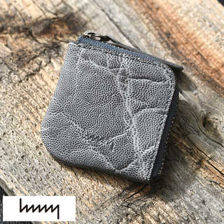 hmny casual 象革 ミニ小銭入れ 限定モデル エレファントグレー