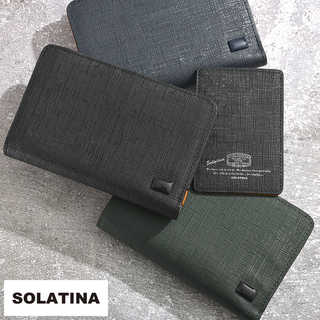 SOLATINA ミドル二つ折り財布 小銭入れあり College Series