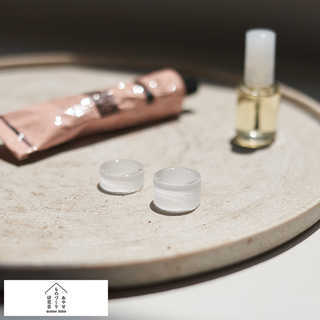 あやせものづくり研究会 石英ガラス リング爪やすり 2個セット Sekiei Nail Care Ring