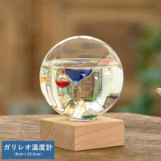 ガリレオ温度計 ドーム 8cm×10.5cm