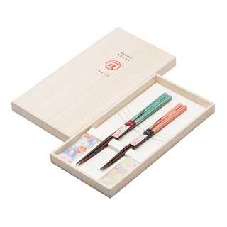 一双　夫婦箸 お箸＆箸置きセット［ ほのか ］ 