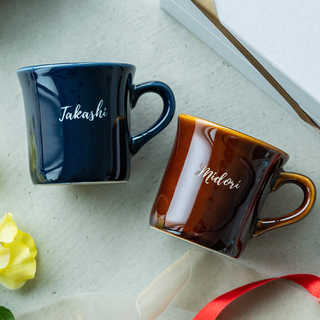 名入れ 美濃焼 ペア マグカップ［170ml］