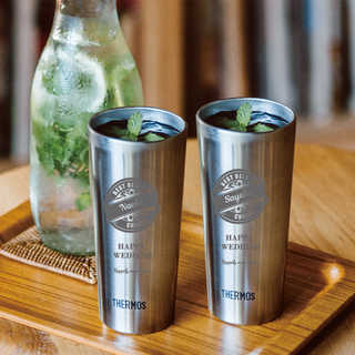 名入れ THERMOS（サーモス）真空断熱タンブラー ペアセット［JDI-400］