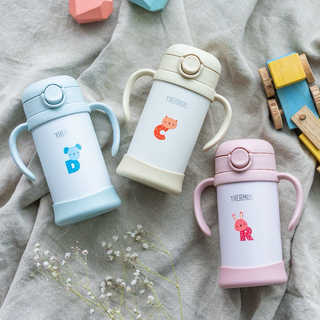 名入れ THERMOS（サーモス） まほうびんのベビーストローマグ ［FJT350］
