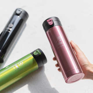 名入れ ワンタッチ ステンレスボトル430ml [部活イラスト/ワンポイント]