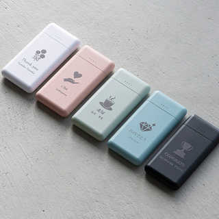 名入れ モバイルバッテリー 5000mAh [両面印刷対応/急速充電/Type-C]