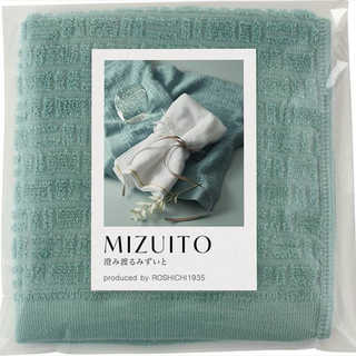 MIZUITO 澄み渡るみずいと 大阪泉州ハンドタオル 39005 ブルーグリーン